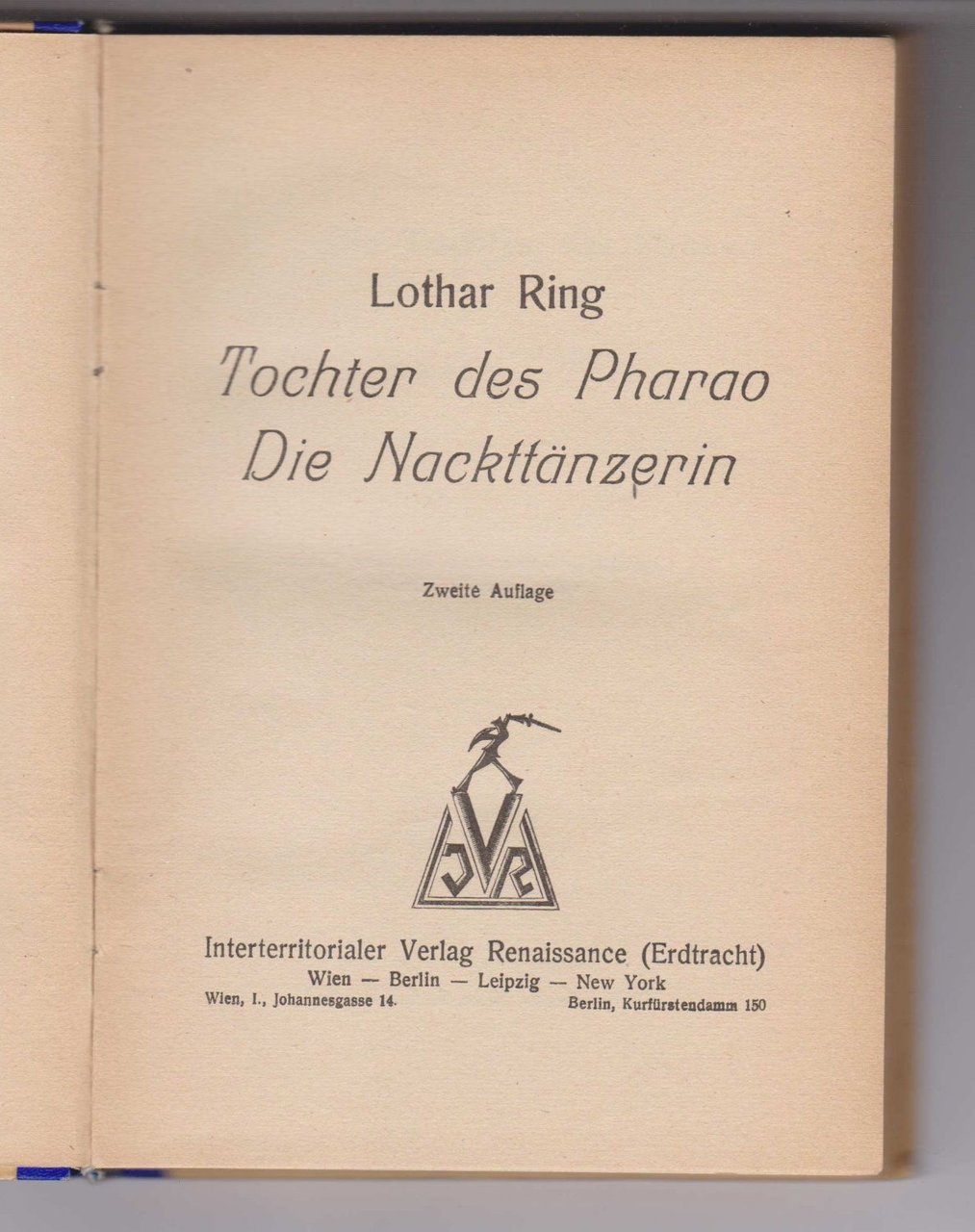 Tochter des Pharao. Die Nackttänzerin.
