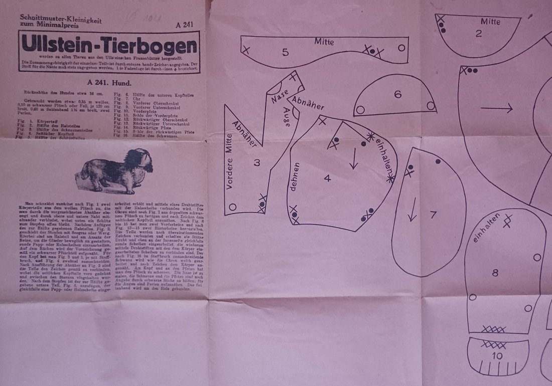 ULLSTEIN-TIERBOGEN. A 241. Hund.