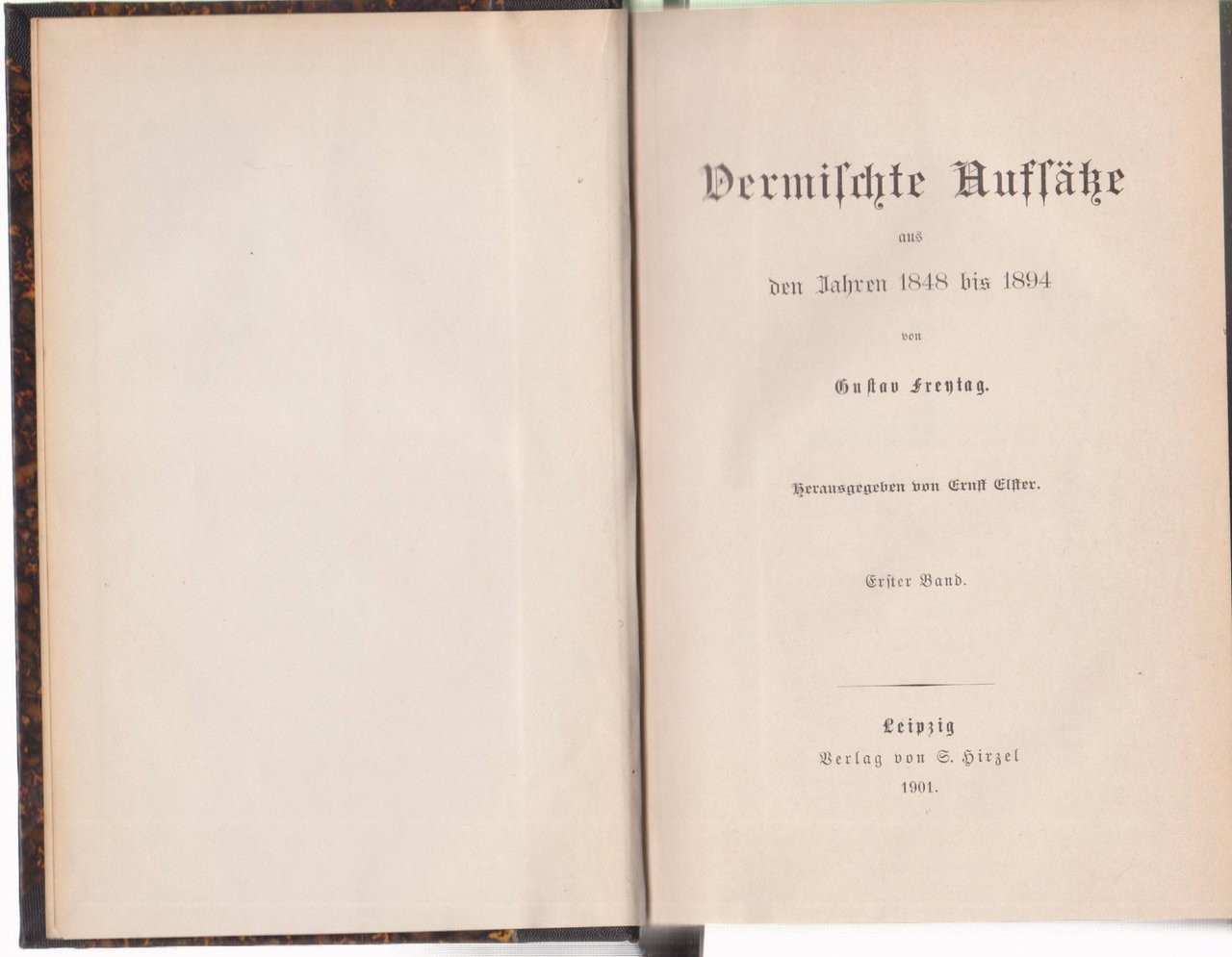 Vermischte Aufsätze aus den Jahren 1848 bis 1894. | Immagine principale