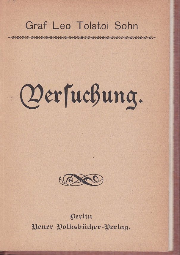 Versuchung.