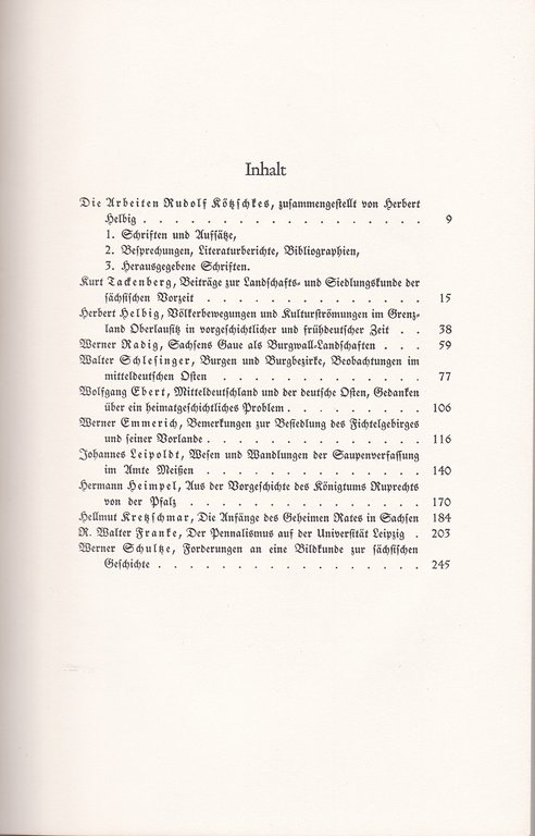 Von Land und Kultur. Beiträge zur Geschichte des mitteldeutschen Ostens. …