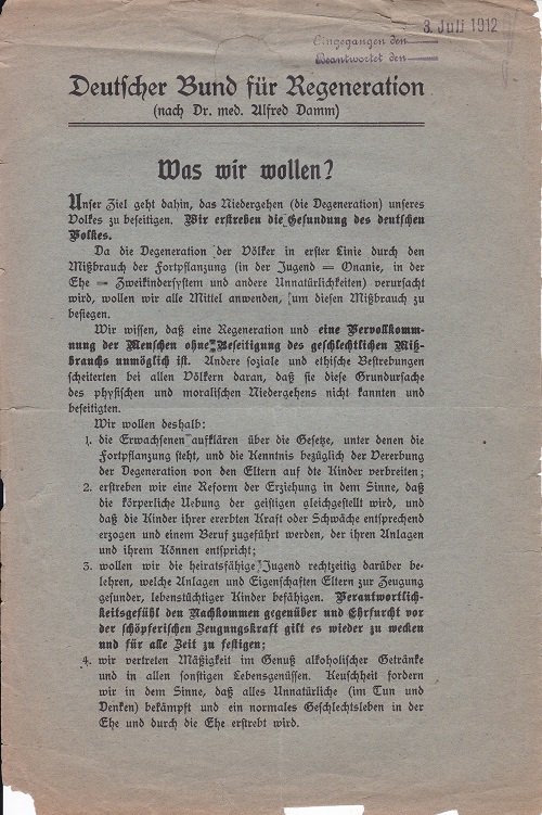 Was wir wollen?