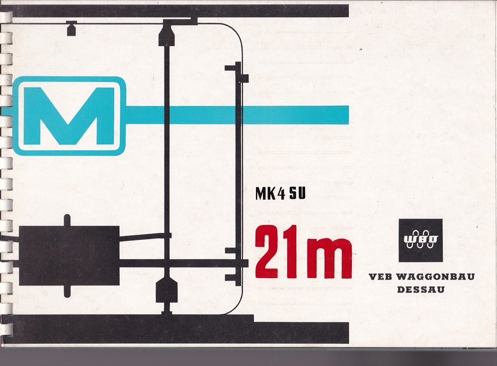 WBD VEB WAGGONBAU DESSAU. MK 4 SU. 21m.