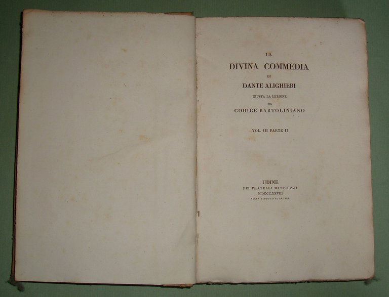 La Divina Commedia di Dante Alighieri giusta la lezione del …