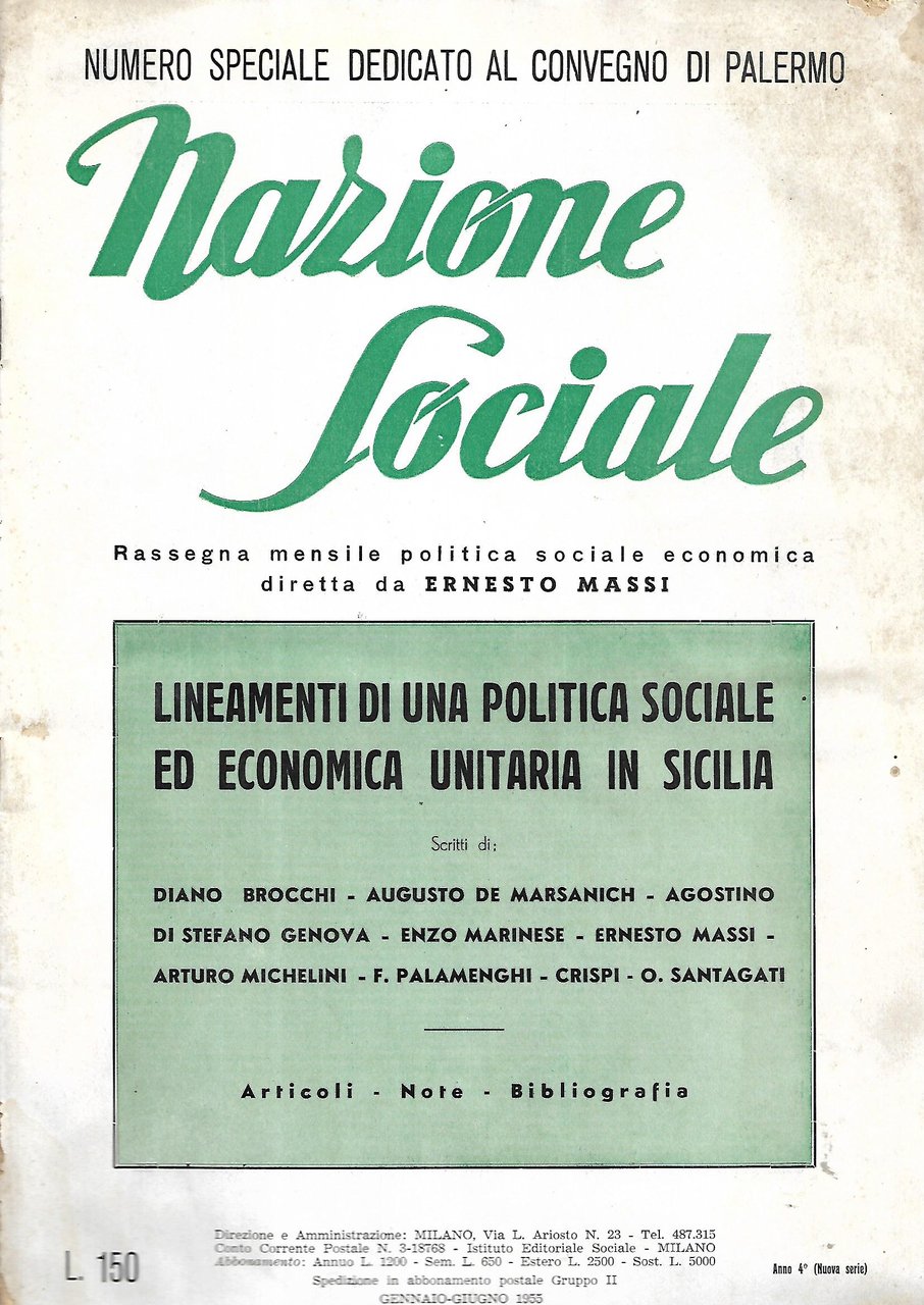 NAZIONE SOCIALE - mensile - ANNO 4 Nuova serie - …