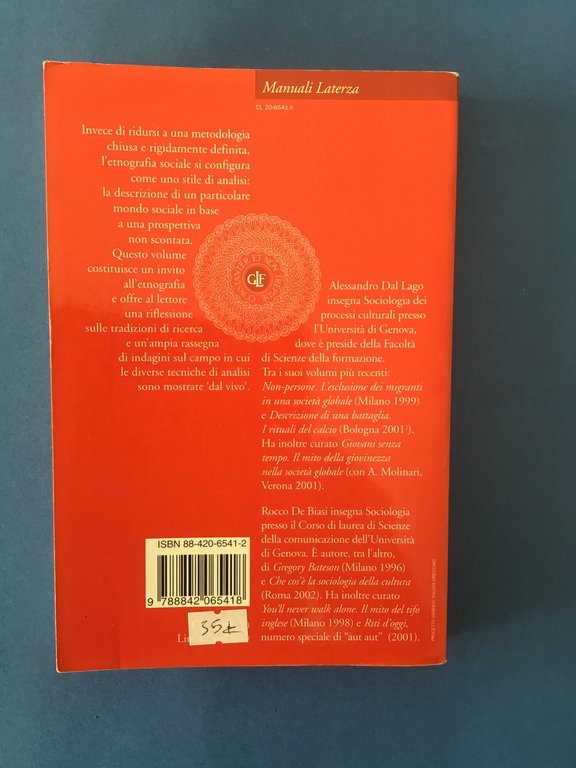 UN CERTO SGUARDO. INTRODUZIONE ALL'ETNOGRAFIA SOCIALE | Immagine Gallery 2