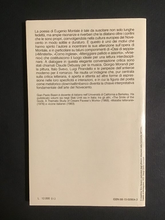 IL VENTO DI DEBUSSY. LA POESIA DI MONTALE NELLA CULTURA …