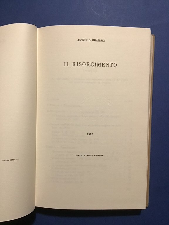 IL RISORGIMENTO