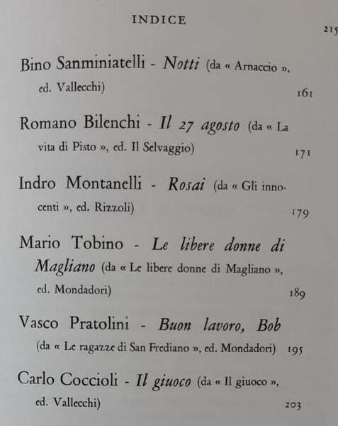 Antologia di scrittori toscani contemporanei.