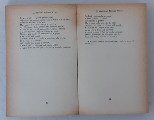 ANTOLOGIA DI SPOON RIVER