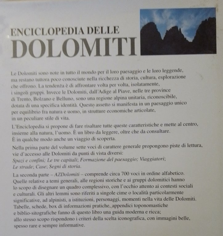 ENCICLOPEDIA DELLE DOLOMITI