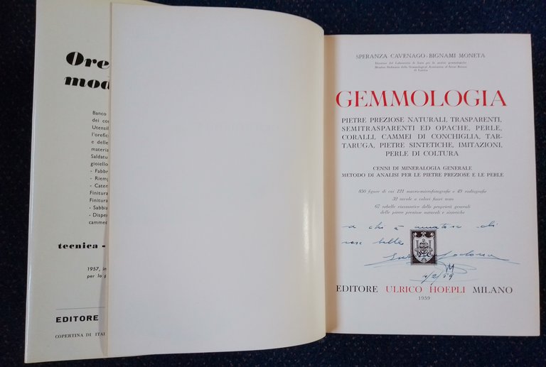 GEMMOLOGIA. PIETRE PREZIOSE E PERLE