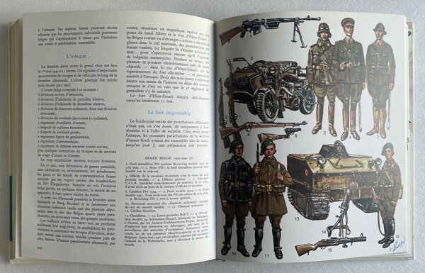 L’uniforme et les armes des soldats de la guerre 1939-1945. …