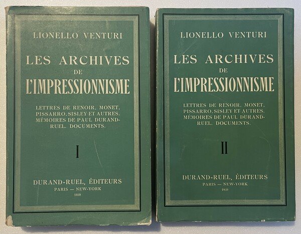 Les archives de l’impressionnisme