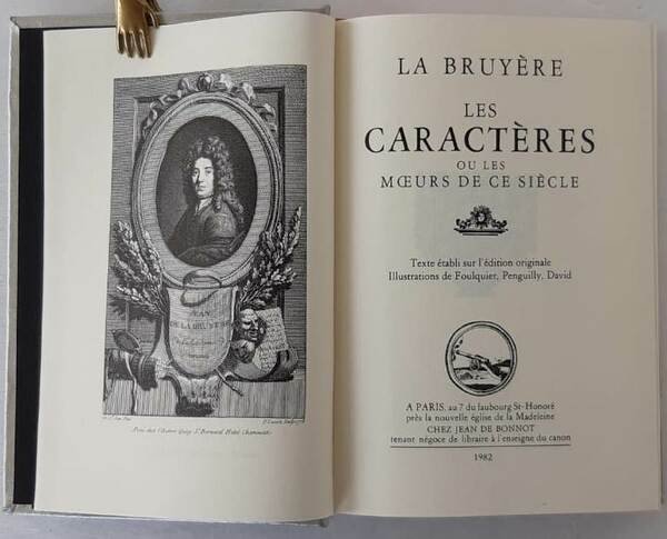 Les caracrères ou les mœurs de ce siècle