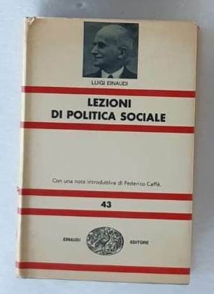 Lezioni di politica sociale.