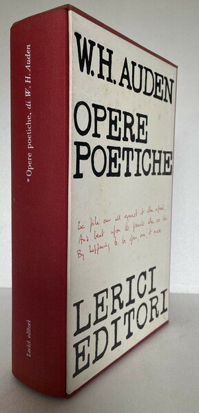 Opere poetiche. Volume primo