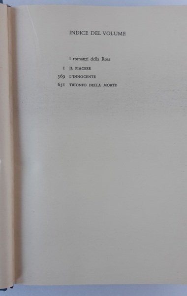 Prose di Romanzi. Vol.I