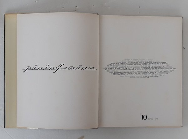 RIVISTA PININFARINA N.10. RICORDO DI GIORGIO COLOMBO