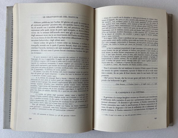 Socialismo e Fascismo. L’ordine nuovo 1921-1922