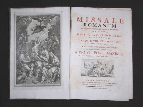 Missale Romanum ex decreto Sacrosancti Concilii Tridentini restitutum, Sancti Pii …