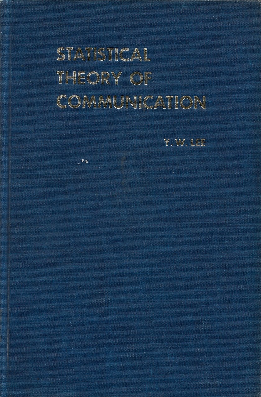 STATISTICAL THEORY OF COMMUNICATION.