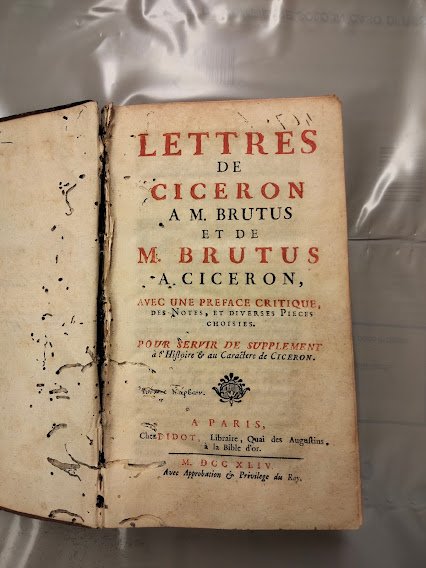 Lettres de Ciceron a M. Brutus et de M. Brutus … | Immagine Gallery 3