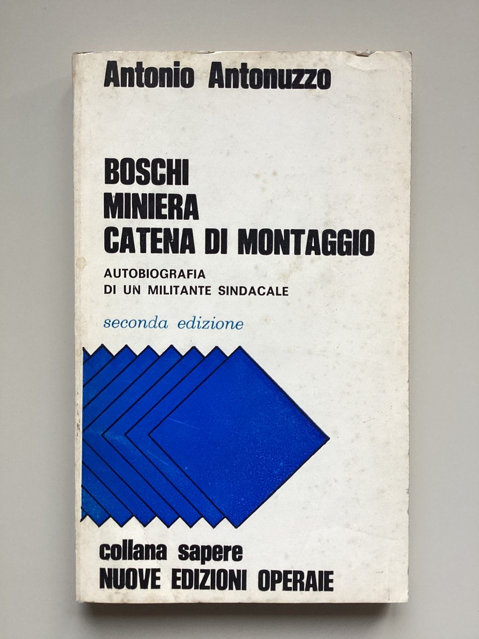 Boschi, Miniera, Catena di montaggio. Autobiografia di un militante sindacale.