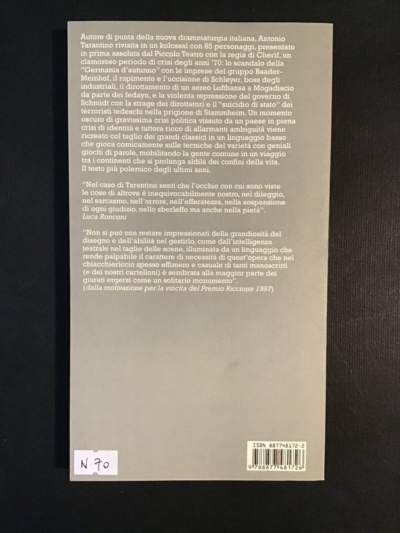 MATERIALI PER UNA TRAGEDIA TEDESCA
