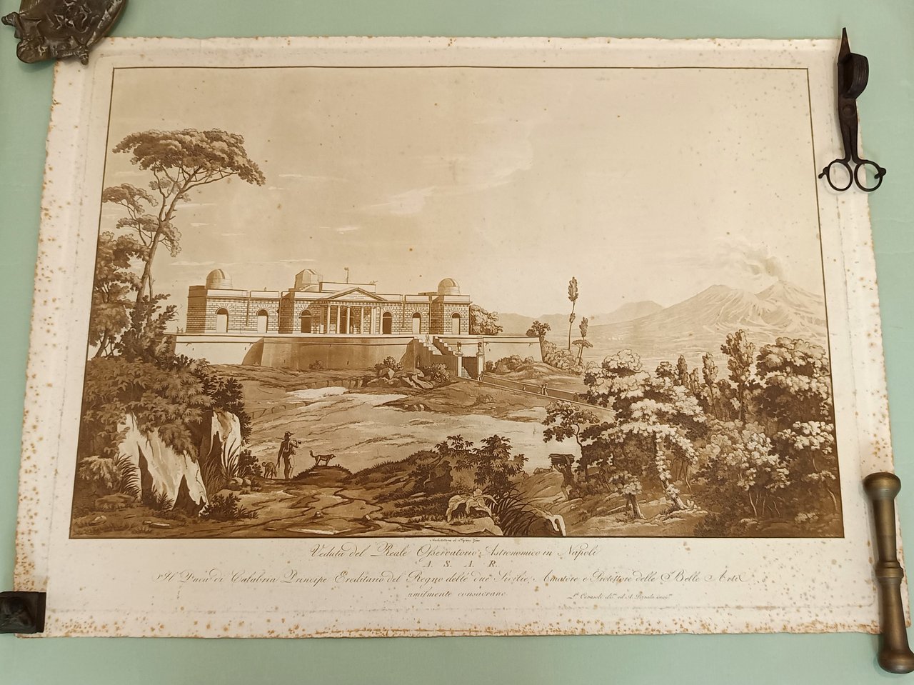 Veduta del Reale Osservatorio Astronomico in Napoli. | Immagine principale