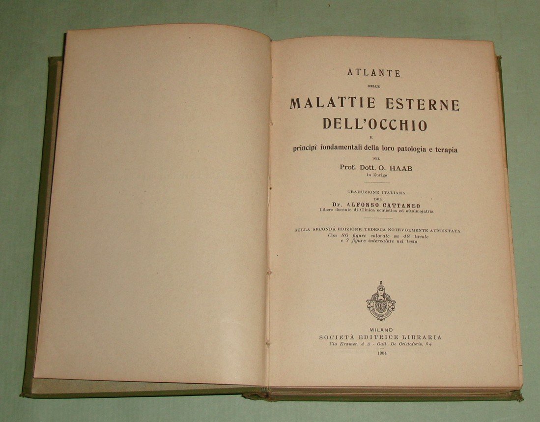 Atlante delle malattie esterne dell’occhio e principi fondamentali della loro …