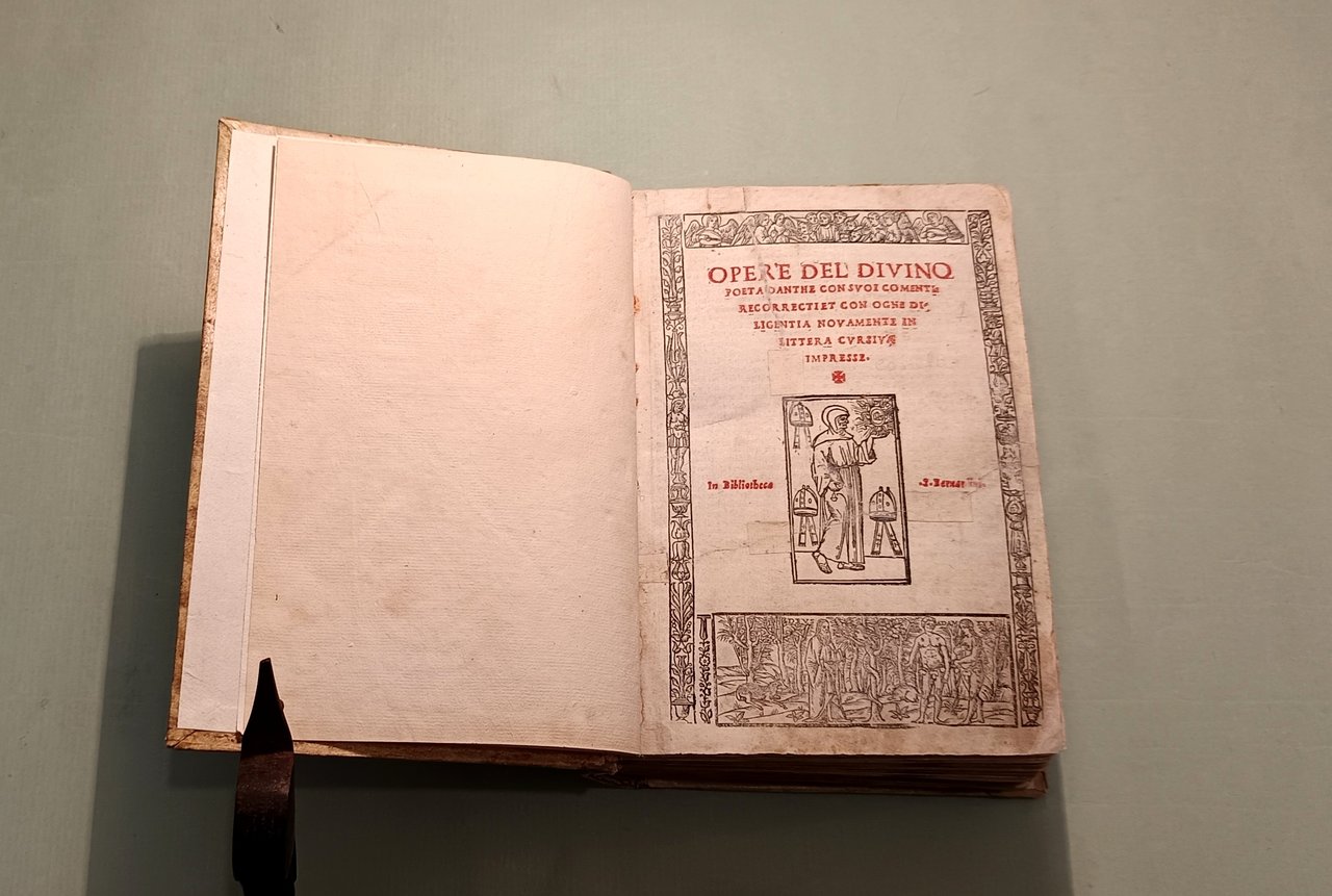 Opere del Divino Poeta Danthe con suoi comenti recorrecti et … | Immagine principale