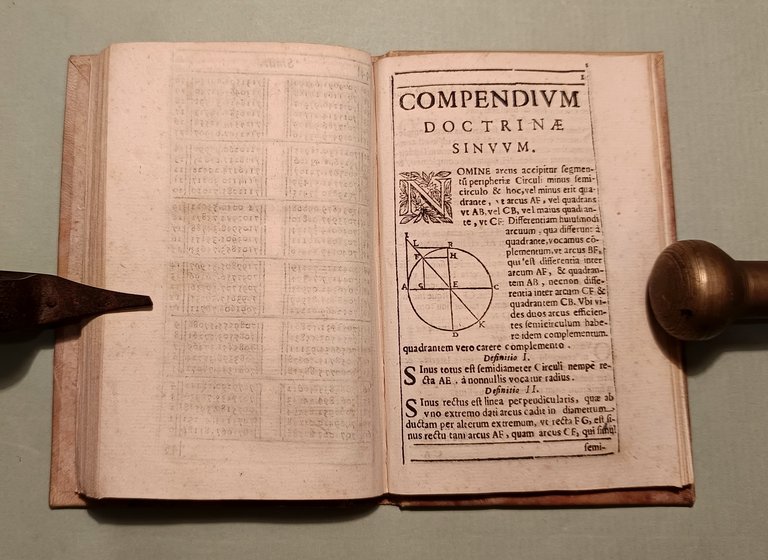 Io.Bernardini Fidati e Societate Iesu Tabula sinuum rectorum & versorum …