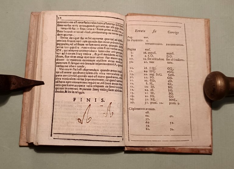 Io.Bernardini Fidati e Societate Iesu Tabula sinuum rectorum & versorum …