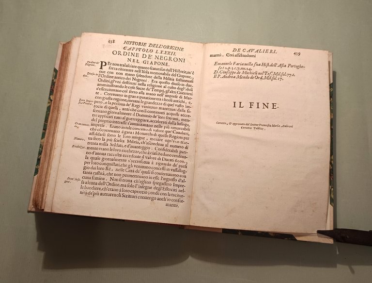 Historie cronologiche della vera origine di tutti gl’Ordini equestri, e … | Immagine Gallery 16