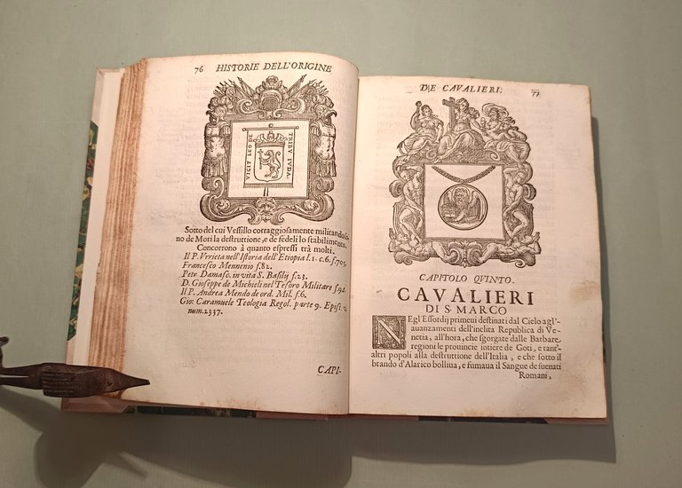 Historie cronologiche della vera origine di tutti gl’Ordini equestri, e … | Immagine Gallery 9