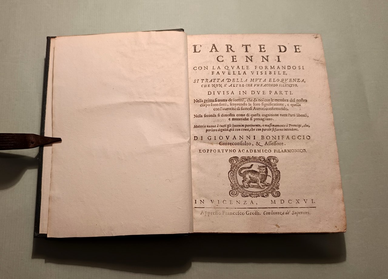 L'arte de' cenni | Immagine principale