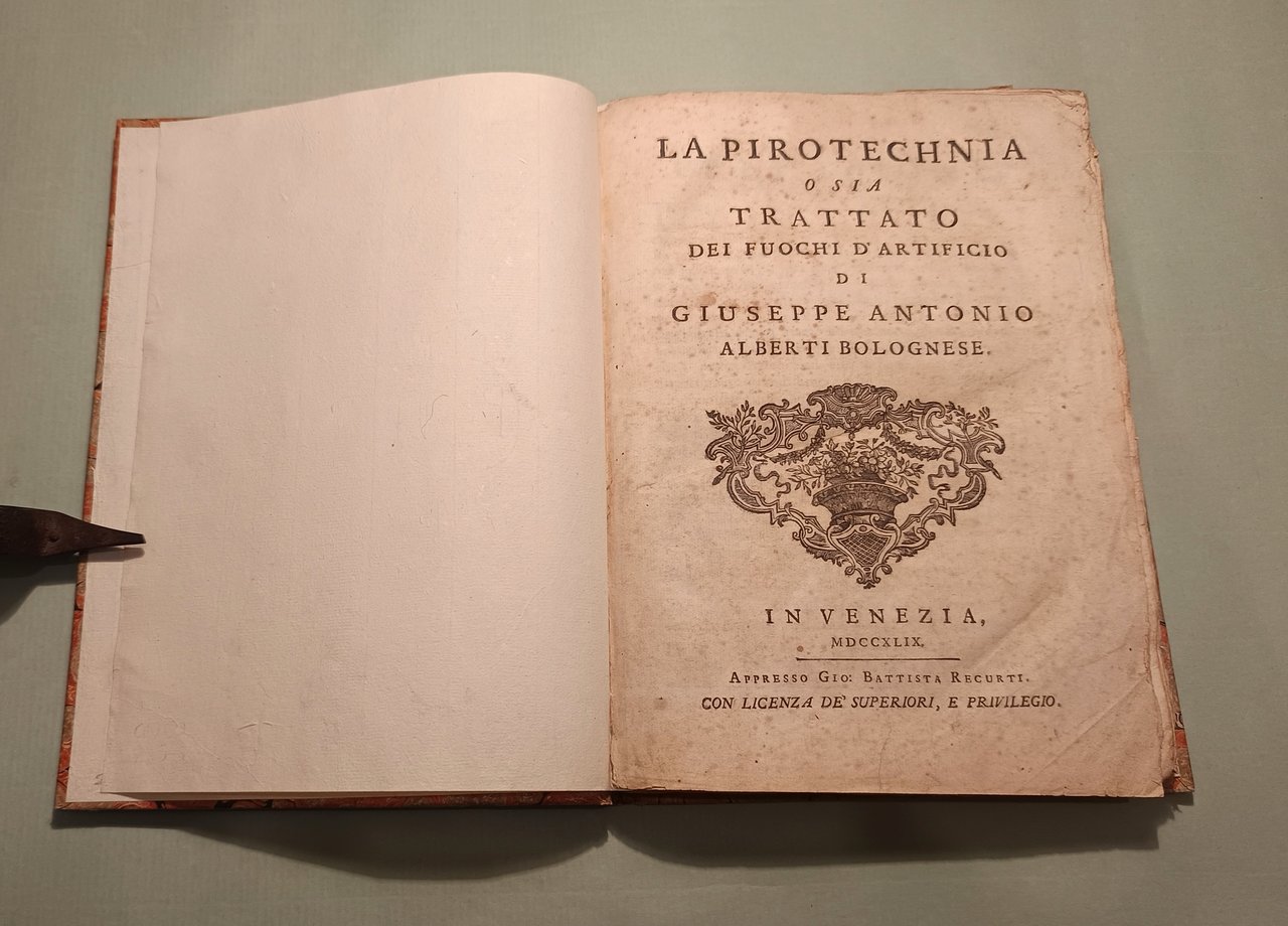 La pirotechnia o sia trattato dei fuochi d’artificio | Immagine principale
