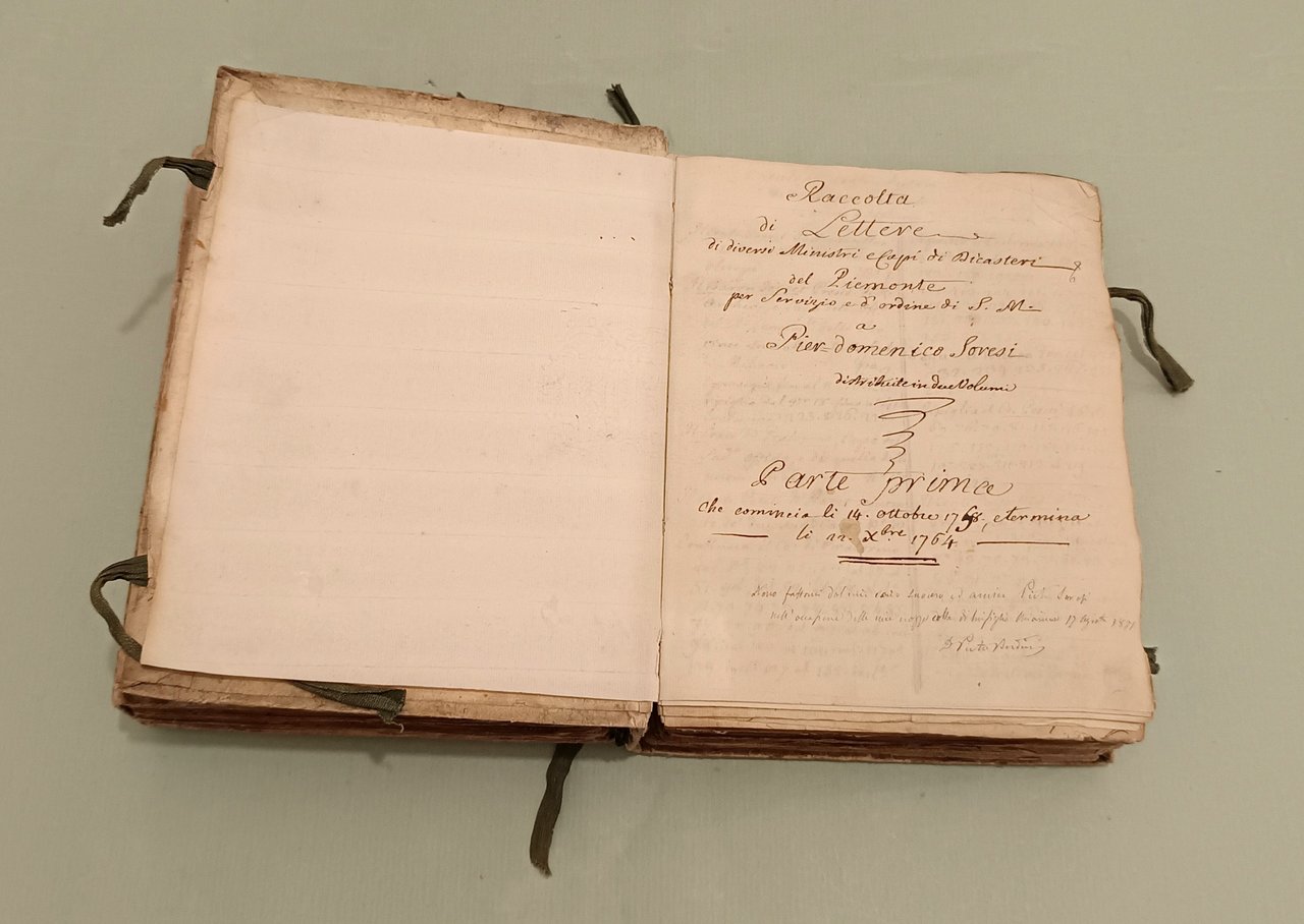 Raccolta di lettere di diversi Ministri e Capi di Dicasteri … | Immagine principale