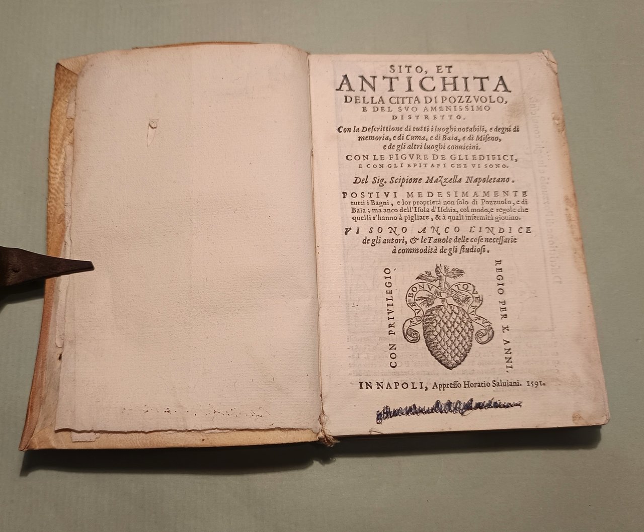 Sito, et antichità della città di Pozzuolo, e del suo … | Immagine principale