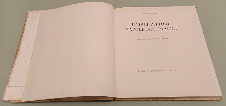 Undici pittori napoletani di oggi. Prefazione di Giulio Carlo Argan.