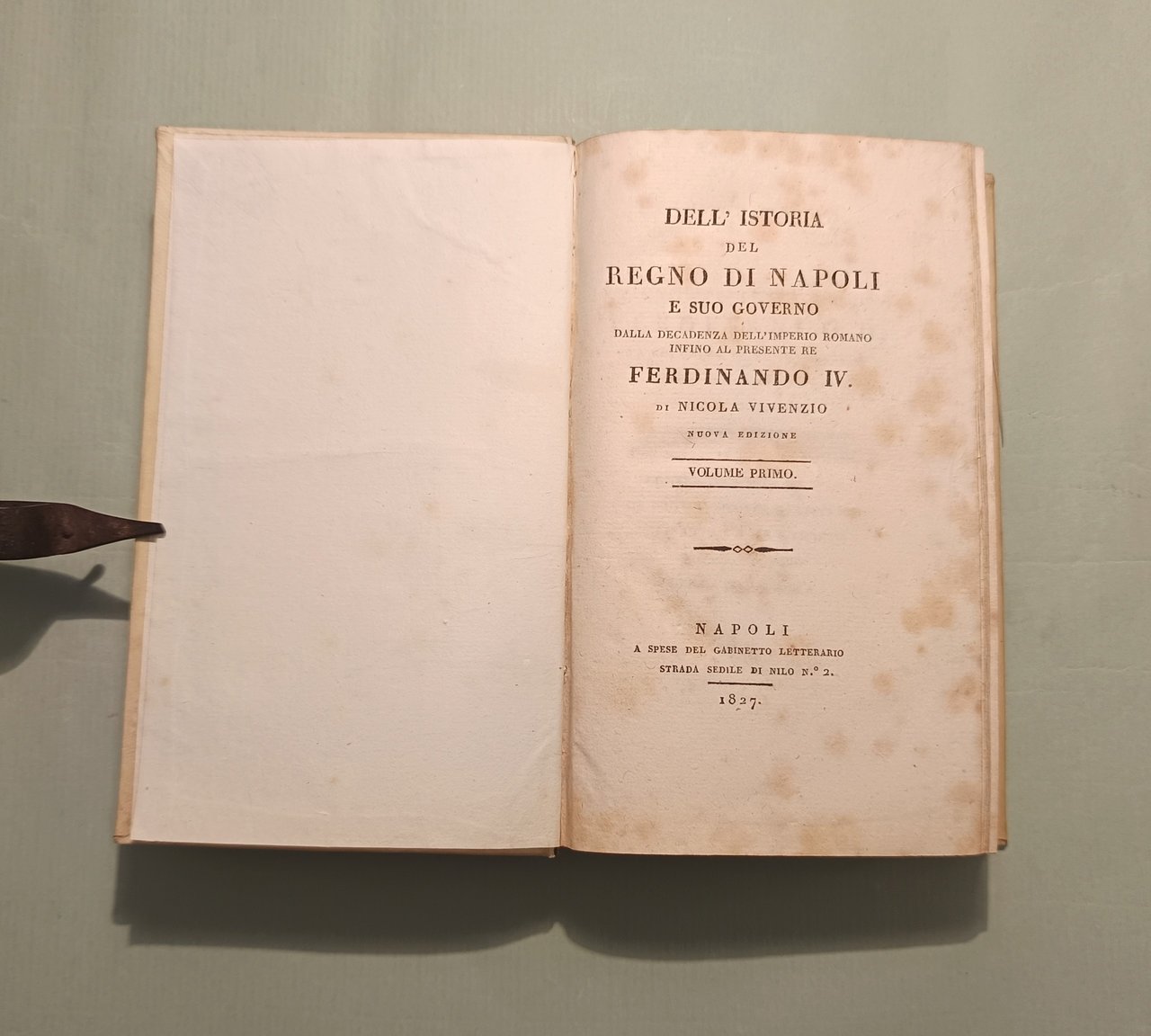 Dell'istoria del Regno di Napoli e suo governo dalla decadenza … | Immagine principale