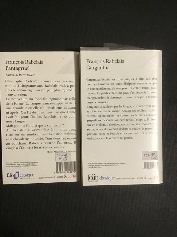 PANTAGRUEL - GARGANTUA (2 VOLUMI)