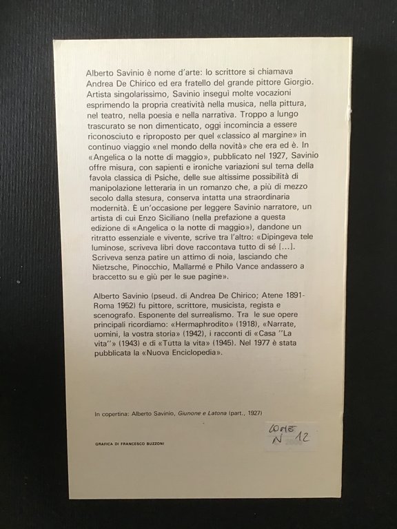 ANGELICA O LA NOTTE DI MAGGIO