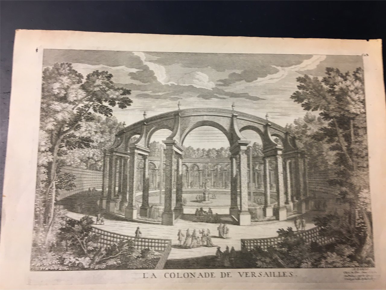 La Colonade de Versailles. A Paris, chez de Fer, (1724). …