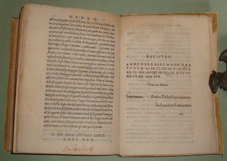 Dell'Istorie della sua Patria del Signor Angelo di Costanzo Gentil'huomo …