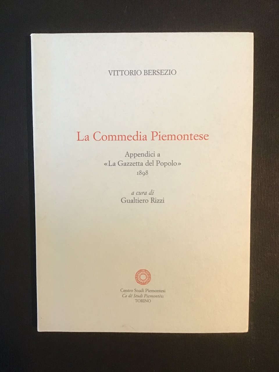 LA COMMEDIA PIEMONTESE