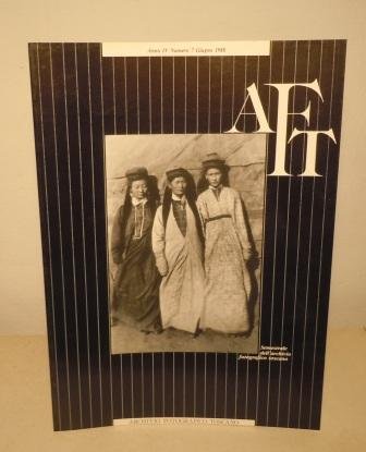 AFT - RIVISTA DI STORIA E FOTOGRAFIA - SEMESTRALE DELL'ARCHIVIO …