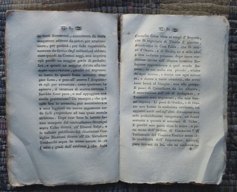 MEMORIE STORICHE SUL'ANTICHITA', ED ECCELLENZA DELL'ORDINE AUREATO OSSIA DELLO SPERONE …