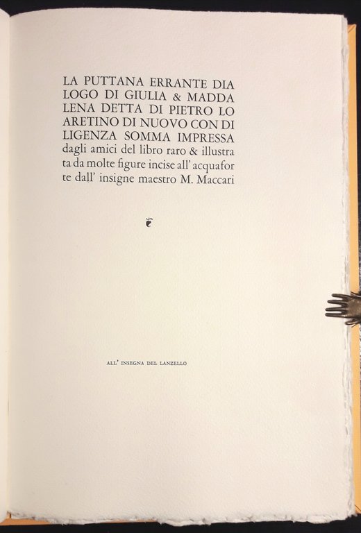 LA PUTTANA ERRANTE. DIALOGO DI GIULIA & MADDALENA DETTA DI …